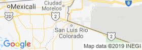 San Luis Rio Colorado map